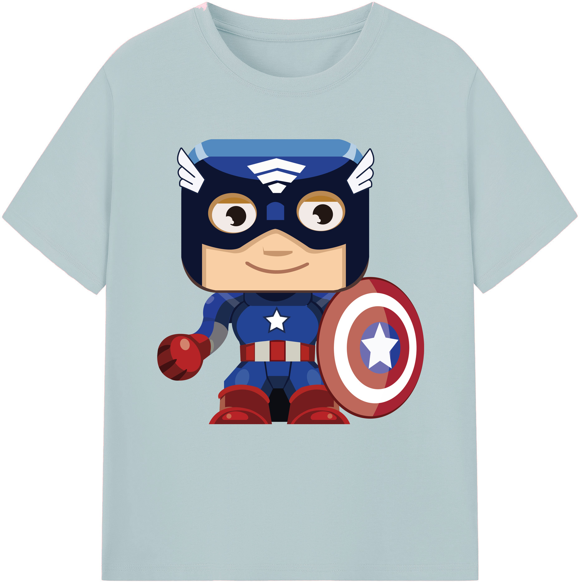 （画像用） アベンジャーズ The Avengers 綿100％半袖Tシャツ（フロントプリント）